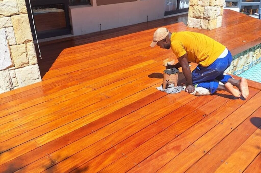 Deck restoration almost complete