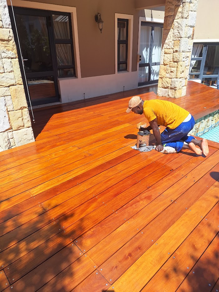 Deck restoration almost complete